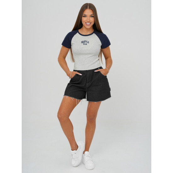 Women's grey/dark blue shirt Seattle USA JS/R61627