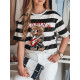 Black Tedy T-shirt RY2871 - For women Black Tedy T-shirt RY2871
