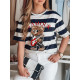 Dark blue Tedy T-shirt RY2869 - For women Dark blue Tedy T-shirt RY2869
