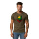 Men's khaki shirt Wolf PK4021 - Notes for men Men's khaki shirt Wolf PK4021