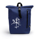 Dark blue backpack Styling