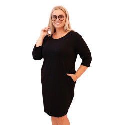 Moteriška juoda suknelė Lena