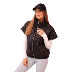 Moteriška juodos spalvos liemenė Larin