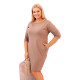 Women's brown dress Lena PLUS size for women