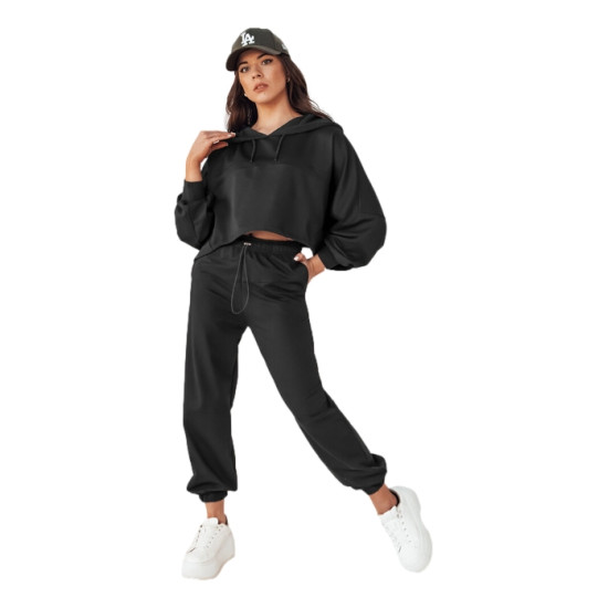 Damski czarny dres Bistan Komplety damskie