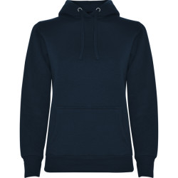 Moteriškas tamsiai mėlynas džemperis su gobtuvu Urban women