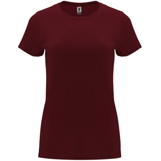 Moteriški bordo spalvos marškinėliai Capri CAPRI - Apranga reklamai Moteriški bordo spalvos marškinėliai Capri Marškinėliai | Polo Roly