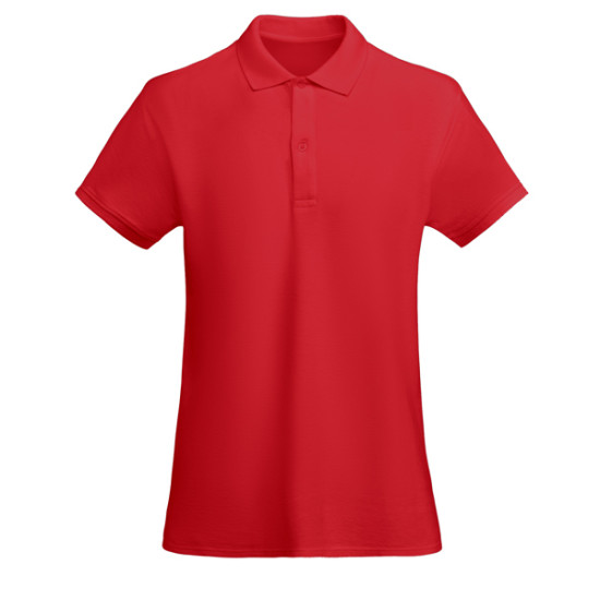 Moteriški raudoni polo marškinėliai Princess Prince - Apranga reklamai Moteriški raudoni polo marškinėliai Princess Marškinėliai | Polo Roly