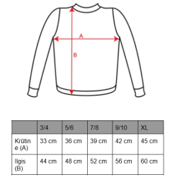 Vaikiškas pilkas/violetinis džemperis Badet