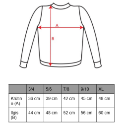 Vaikiškas raudonas džemperis Urban