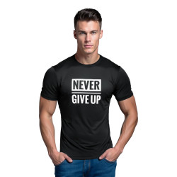 Vyriški juodi marškinėliai Stay strong Vyriški juodi marškinėliai Stay strong