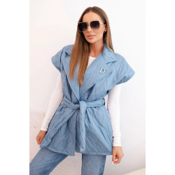 Moteriška mėlynos spalvos liemenė Dion