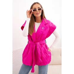 Moteriška ryškiai rožinės spalvos liemenė Dion