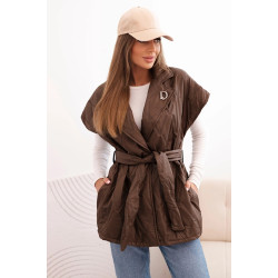 Moteriška rudos spalvos liemenė Dion