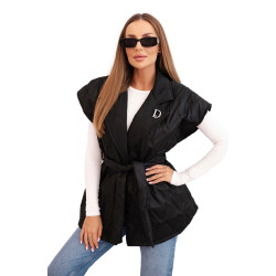 Moteriška juodos spalvos liemenė Dion