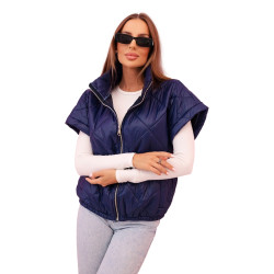 Moteriška tamsiai mėlynos spalvos liemenė Larin