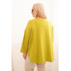 Women's blouse in mustard colour Margo 34183 - For women Women's blouse in mustard colour Margo PLUS size for women