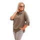 Women's khaki blouse Tera PLUS size for women