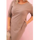 Women's brown dress Lena PLUS size for women