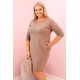 Women's brown dress Lena PLUS size for women