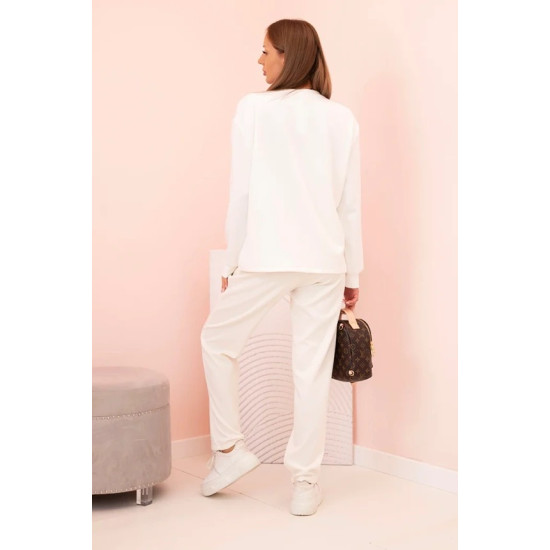Women's white set Naomi 00017 - For women Women's white set Naomi Women's suits