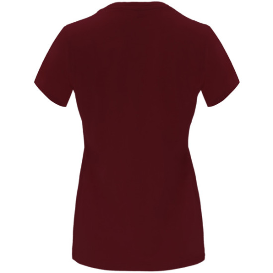 Moteriški bordo spalvos marškinėliai Capri CAPRI - Apranga reklamai Moteriški bordo spalvos marškinėliai Capri Marškinėliai | Polo Roly