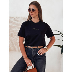 Moteriški juodi marškinėliai Woman Moteriški juodi marškinėliai Woman