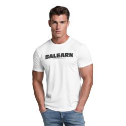 Vyriški balti marškinėliai Balearn Vyriški balti marškinėliai Balearn