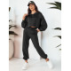 Damski czarny dres Bistan Komplety damskie