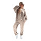 Women's brown tracksuit tracksuit