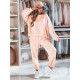 Women's pink tracksuit tracksuit Women's suits