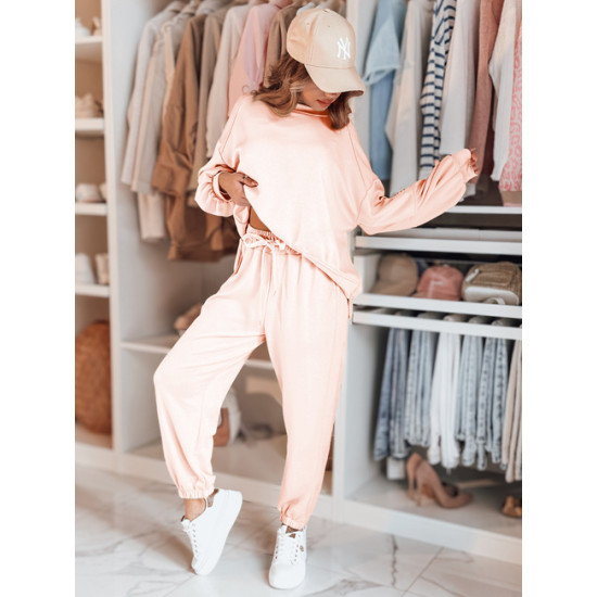 Women's pink tracksuit tracksuit Women's suits