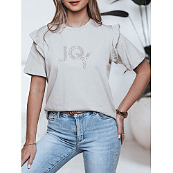 Damski jasnoszary t-shirt Joy 