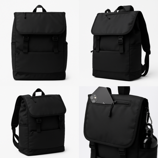 Black Trois backpack Backpacks