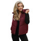 Women's burgundy waistcoat Gusti