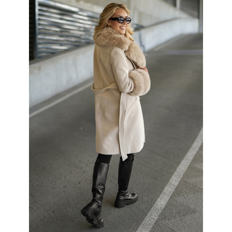 Naisten ruskea takki Classy Naisten takit