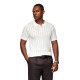 Vyriška baltos spalvos polo marškinėliai Elegant V1 OM-POSS-0158 - Marškinėliai Vyriška baltos spalvos polo marškinėliai Elegant POLO marškinėliai