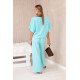Women's blue set Folk Women's suits