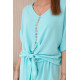 Women's blue set Folk Women's suits