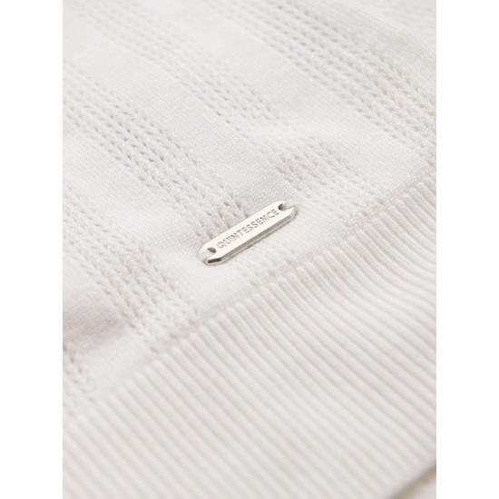 Vyriška baltos spalvos polo marškinėliai Elegant V1 OM-POSS-0158 - Marškinėliai Vyriška baltos spalvos polo marškinėliai Elegant POLO marškinėliai