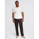 Vyriška baltos spalvos polo marškinėliai Elegant V1 OM-POSS-0158 - Marškinėliai Vyriška baltos spalvos polo marškinėliai Elegant POLO marškinėliai