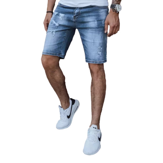 Męskie niebieskie spodenki jeansowe Zero Szorty | Mosty