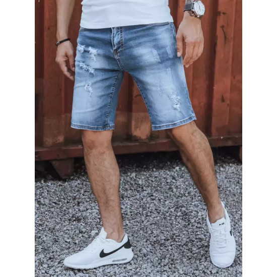 Męskie niebieskie spodenki jeansowe Zero Szorty | Mosty