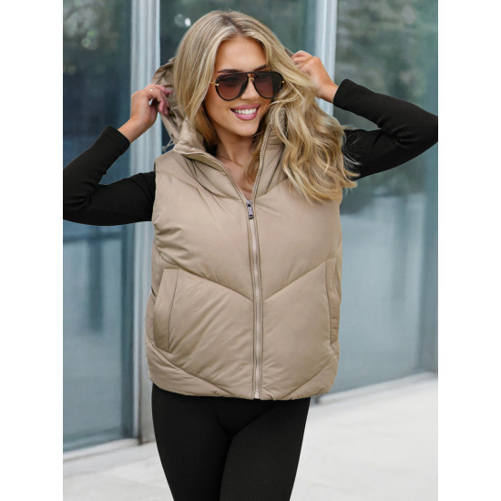 Moteriška rusva liemenė Gusti JS/16M9291/62 - Moterims Moteriška rusva liemenė Gusti Moteriškos liemenės
