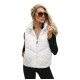 Women's white vest Gusti
