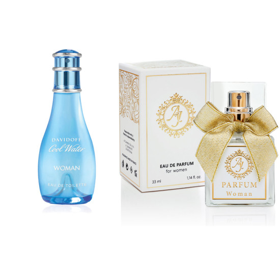 AJ Deluxe Nr152 parfüüm inspireeritud Davidoffist - Cool Water Woman 50 ml EDP AJ Deluxe Naised French Perfumes
