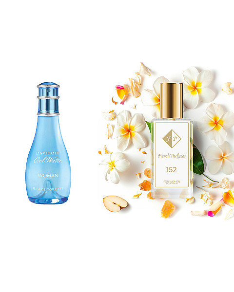 Nr152 kvepalai įkvėpti Davidoff - Cool Water Woman 60 ml EDP