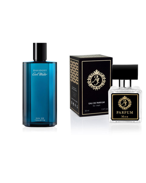 AJ Deluxe Nr201 kvepalai įkvėpti Davidoff - Cool Water Edt 50 ml