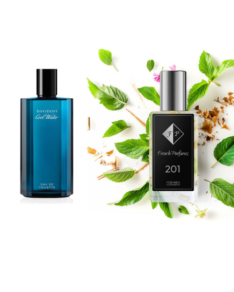 Nr201 kvepalai įkvėpti Davidoff - Cool Water Edt 33 ml