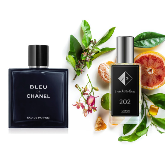 Nr202 kvepalai įkvėpti Chanel - Bleu Chanel 33 ml FP Vyrams French Perfumes